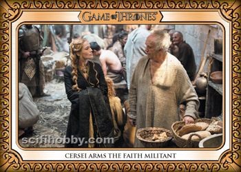 Cersei Arms the Faith Militant Base card
