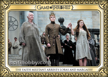 The Faith Militant Arrests Loras and Margaery Base card