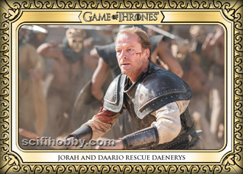 Jorah and Daario Rescue Daenerys Base card