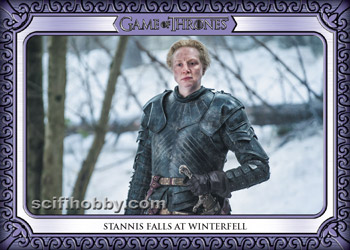 Stannis Falls at Winterfell Base card