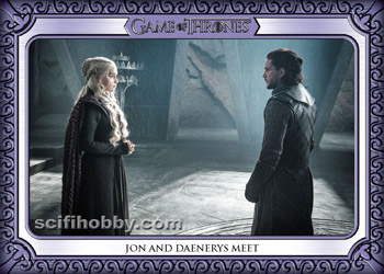 Jon and Daenerys Meet Base card