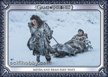 Meera and Bran Part Ways Base card
