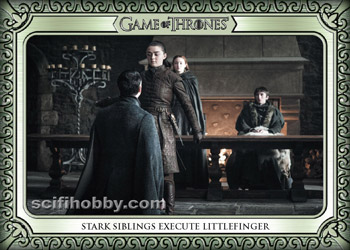 Stark Siblings Execute Littlefinger Base card
