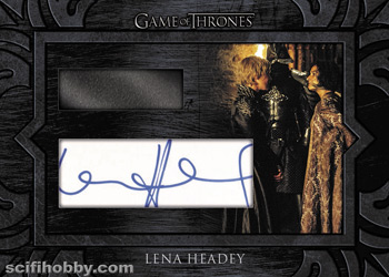 Lena Headey as Cersei Lannister Archive Cut Relic card