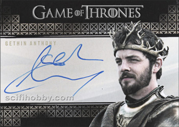 Gethin Anthony as Renly Baratheon Autograph card
