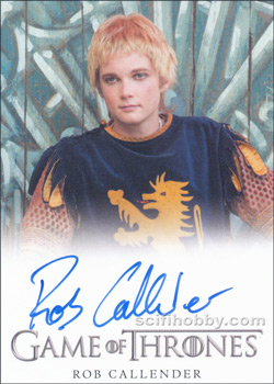 Rob Callender as Clarenzo Autograph card