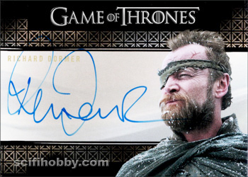 Richard Dormer as Ser Beric Dondarrion Autograph card