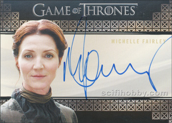 Michelle Fairley as Catelyn Stark Autograph card