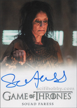 Souad Faress as High Priestess Autograph card