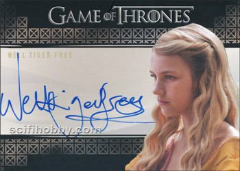 Nell Tiger Free as Myrcella Baratheon Autograph card