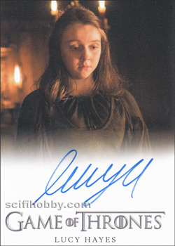 Lucy Hayes as Lady Kitty Frey Autograph card