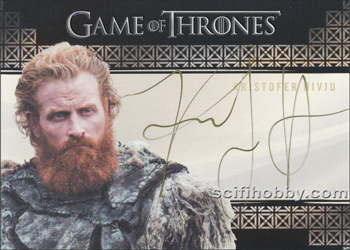 Kristofer Hivju as Tormund Giantsbane Autograph card