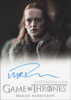 Megan Parkinson as Lady Alys Karstark Autograph card