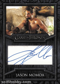 Jason Momoa as Khal Drogo Archive Cut Relic card
