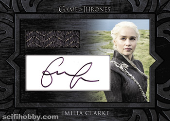 Emilia Clarke as Daenerys Targaryen Archive Cut Relic card
