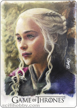 Daenerys Targaryen by Carlos Cabaleiro Artifex Metal card