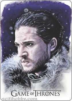 Jon Snow by Dan Bergren Artifex Metal card
