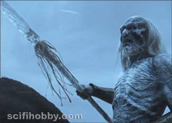 White Walker Charges Lenticular Motion card