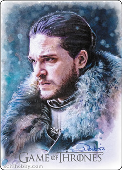 Jon Stark Game of Thrones Artifex Metal card