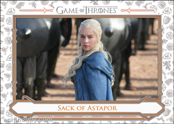 Sack of Astapor Game of Thrones Battles card