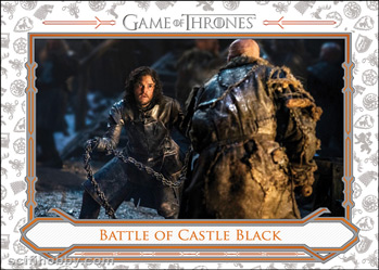 Battle of Castle Black Game of Thrones Battles card