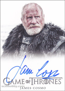 James Cosmo as Lord Jeor Mormont Full Bleed Autograph card