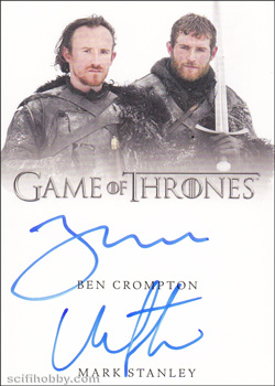 Ben Crompton and Mark Stanley Dual Autograph card