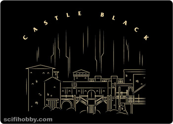 Castle Black Gold Icons card