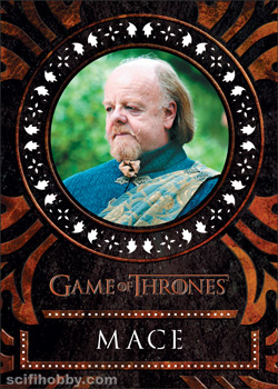 Lord Mace Tyrell Game of Thrones Laser card