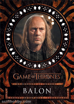 Balon Greyjoy Game of Thrones Laser card