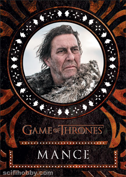 Mance Rayder Game of Thrones Laser card