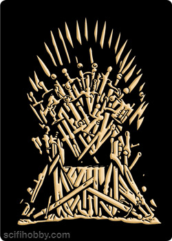 Iron Throne Gold Icons card