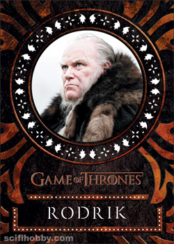 Ser Rodrik Cassel Game of Thrones Laser card