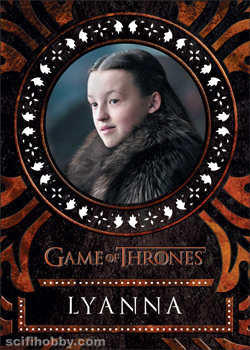 Lady Lyanna Mormont Game of Thrones Laser card