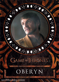 Oberyn Martell Game of Thrones Laser card