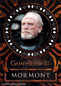 Lord Commander Mormont Game of Thrones Laser card