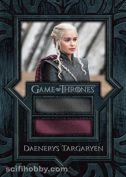 Daenerys Targaryen Dual Relic Card 6-Case Incentive