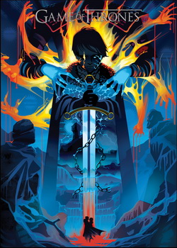 Winterfell Beautiful Death Poster Art