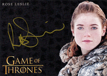 Rose Leslie as Ygritte Other Autographs