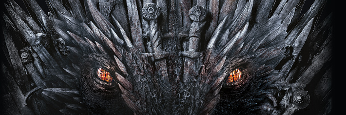 Dragon's eye on Iron Throne