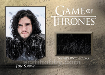 Jon Snow Night Watch Relic card