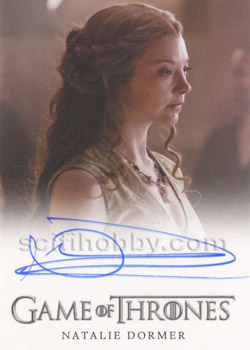 Natalie Dormer as Margaery Tyrell Autograph card