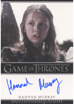 Hannah Murray as Gilly Autograph card