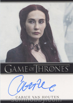 Carice van Houten as Melisandre Autograph card