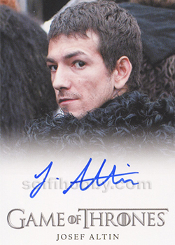 Josef Altin as Pypar Autograph card