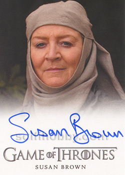 Susan Brown as Septa Mordane Autograph card
