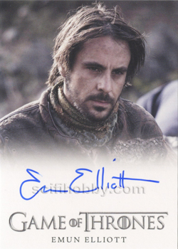 Emun Elliott as Marillion Autograph card