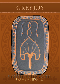 House Greyjoy Shield/Pin card
