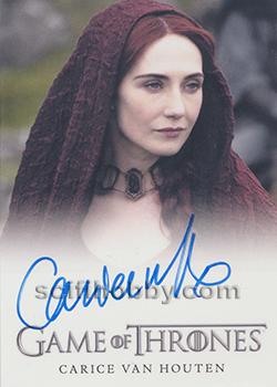 Carice van Houten as Melissandre Autograph card