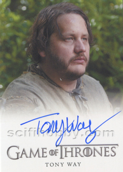 Tony Way as Dontos Hollard Autograph card